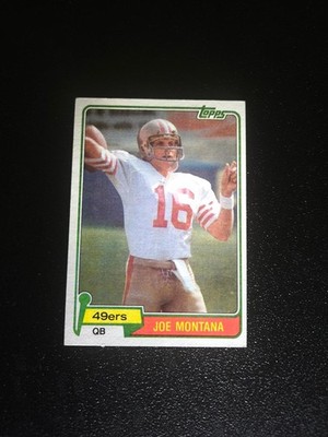 Joe Montana Rookie M.V.P. 4 - Time Super Bowl Champion San Francisco 49ers