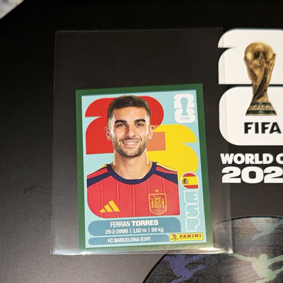 Panini FIFA World Cup 2026 Ferran Torres Spain ESP 18 Player Portrait Sticker