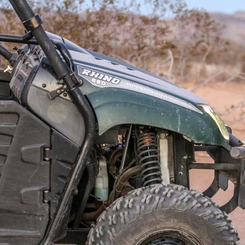 2 - Yamaha Rhino Heavy Duty 429 bobina de suspensión progresiva sobre amortiguadores - delantero Foto 3 de 4