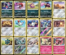 Pokemon Karten Set mit 15 Karten Ultra Prisma Top Zustand, unbespielt