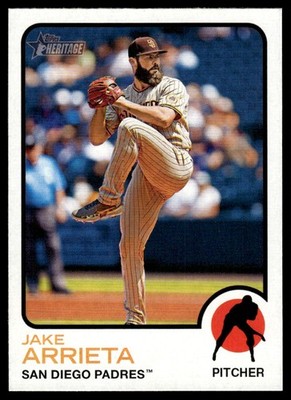 Jake Arrieta 2022 Topps Heritage #560 San Diego Padres 30750 Baseball Card