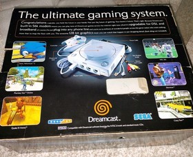 SEGA Dreamcast, Box, Inserts, Controller, Console Tested: Turns On Doesn't Load.