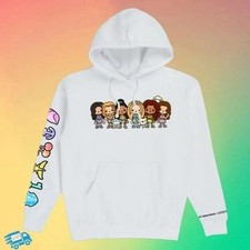 Katseye Merch Katseye X Toca Boca White 3D Hoodie Full Size S-5XL