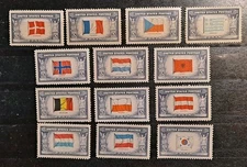 U.S. Stamps Scott #909-921 Overrun Countries MNH