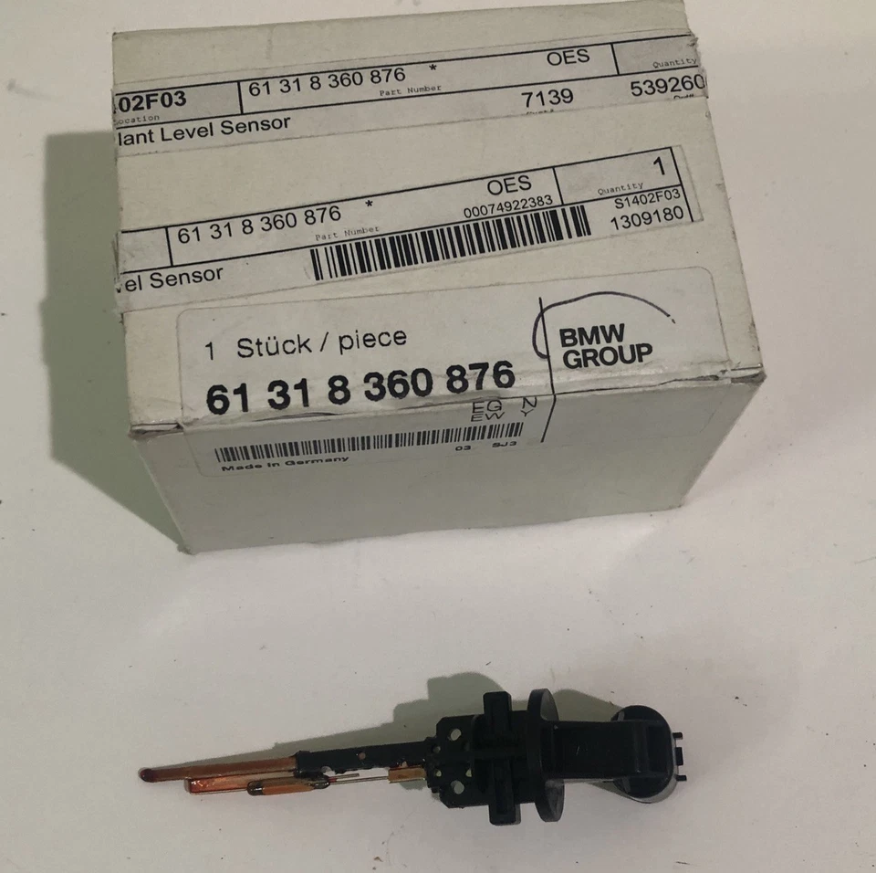 Датчик уровня охлаждающей жидкости BMW 61318360876 подходит для 850i 850Ci 840Ci 740i 740iL 750iL 540i - Изображение 3 из 4