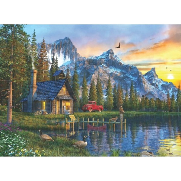Anatolisches Puzzle Sonnenuntergang Im Landhaus 1000 Teile-image