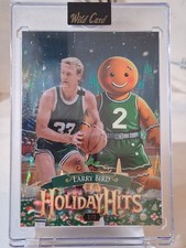 2025 Wild Card Holiday Hits Jersey Larry Bird Serial Numbered 1/3 Basketball Ca…