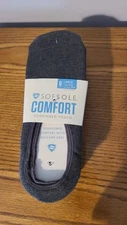 Sof Sole Comfort Footie Socks 6-Pack - Gray/White/Black