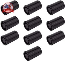 35mm Caliber Plastic Film Canisters with caps -10pc Black 