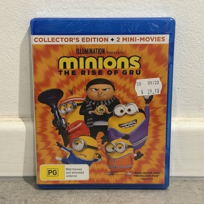 Minions The Rise Of Gru Blu Ray Region All Brand New Sealed