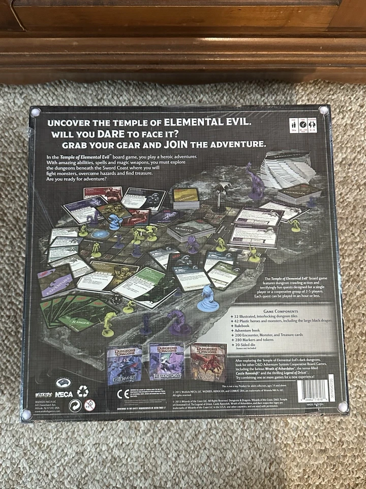 Temple Of Elemental Evil Board Game-Dungeons & Dragons NEW SEALED - Image 4 of 4