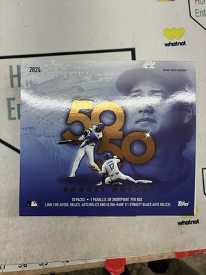 2024 Topps Shohei Ohtani 50/50 Empty Box *No Cards - Box Only* | eBay