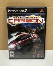 Need For Speed Carbon Sony Playstation 2 PS2 Manual Case Disc Game - Tested