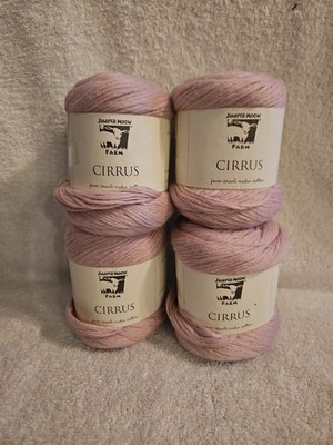 Juniper Moon Farm Yarn Cirrus, 100g, Color: Lilac, 100% Mako Cotton, Lot of 4