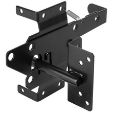 Heavy Duty Self-Locking Gate Latch for Wooden Fence Post Mount for Vinyl Fence