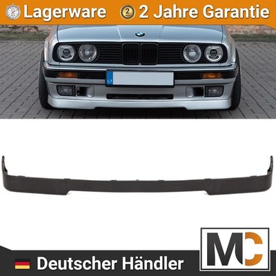 Frontlippe Frontspoiler vorne Schwarz unten passend für BMW E30 1982-1994