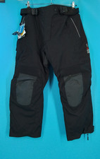 BNWT Discontinued Bikers Paradise Black Knee Padded Trousers Size 22 L 26.5
