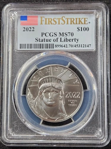 2022 American Platinum Eagle — photo from the most recent tracked eBay sale