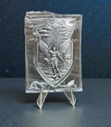 Shield Shape Silver Bullion Bar, Shield of St.Uriel 2oz SILVER - with Capsule