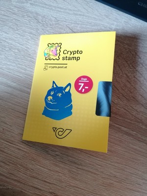 1x Crypto Stamp 2.0 - ROT Doge - Red Crypto Stamp - nur ...