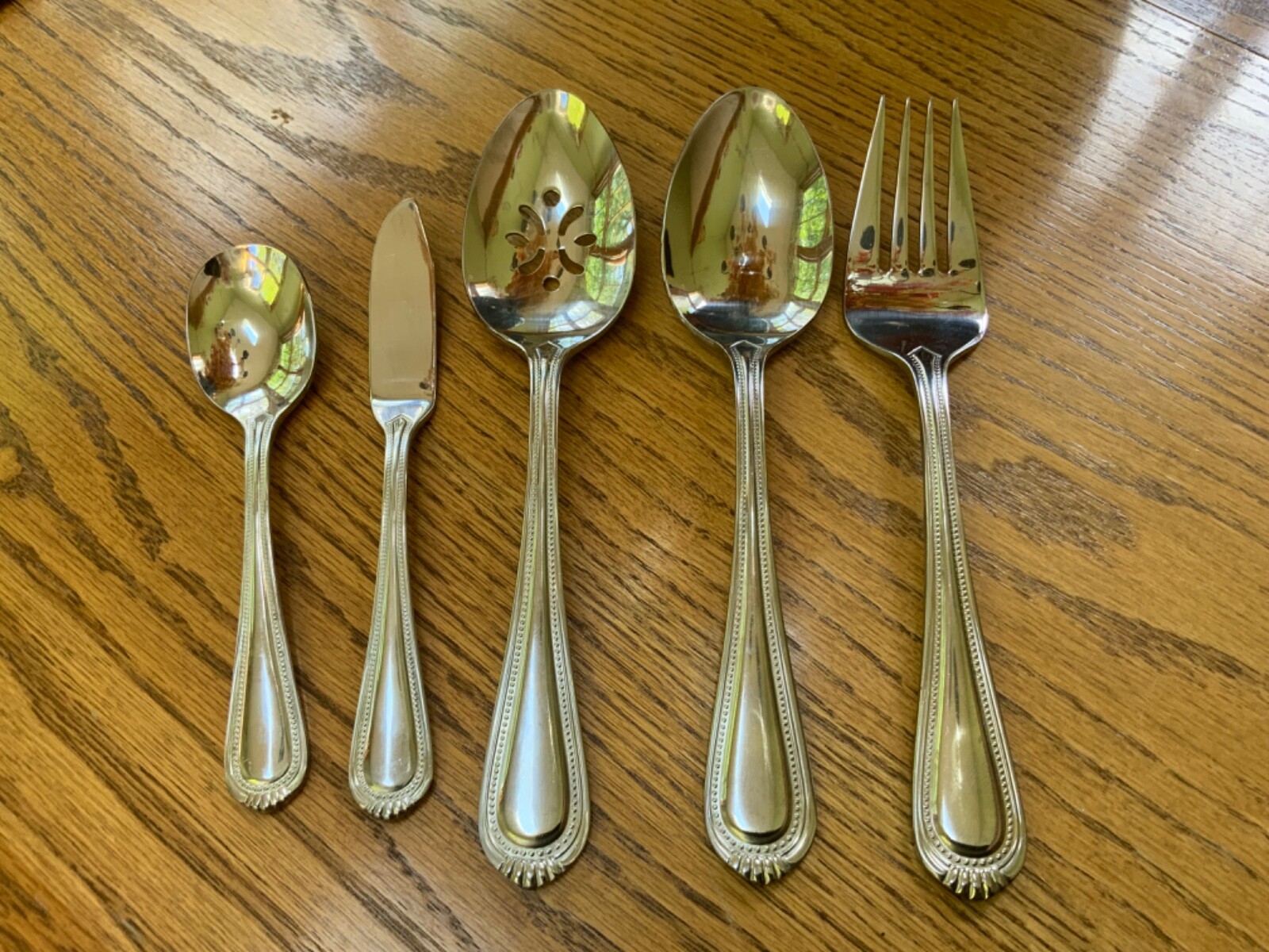 Lot Of 44 Oneida COUNTESS Stainless Flatware Beaded Flatware | eBay