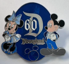 DVC DLR Disney Vacation Club 60th Anniversary Mickey Minnie Disney Pin