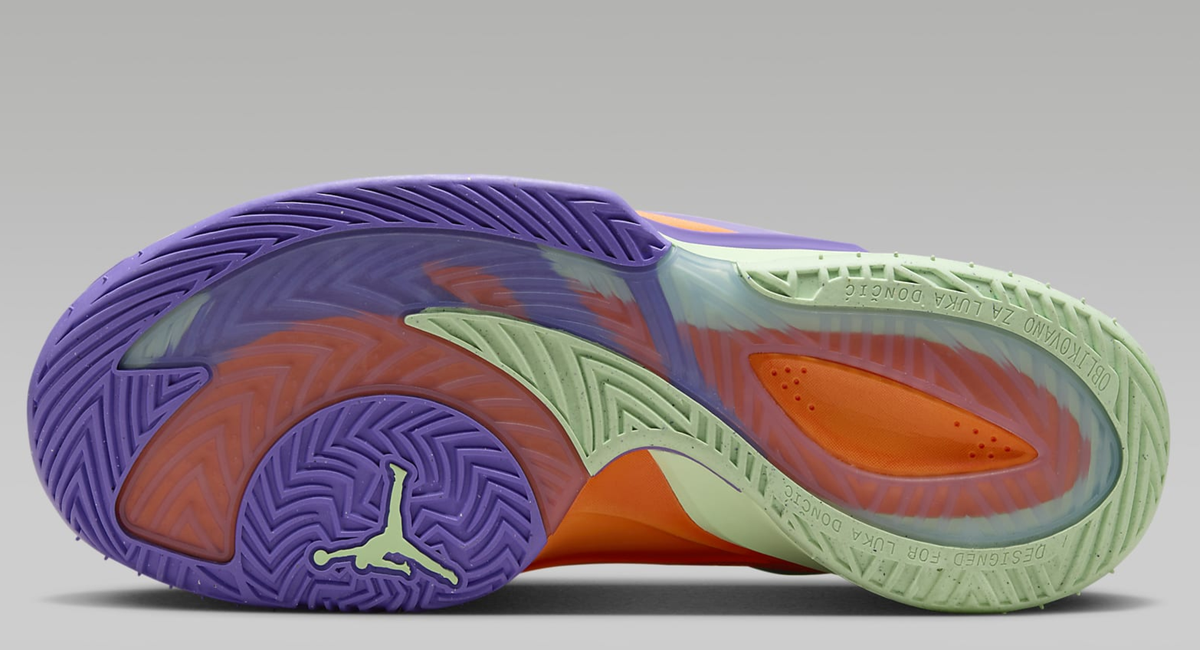 JORDAN LUKA 3 PF グリーン/オレンジ/パープル Nike Jordan Luka 3 PF Blurred Vision Basketball Shoes