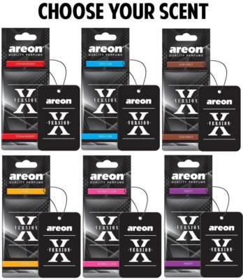 Areon X VERSION Design Hanging Car Air Freshener (Pack of 12)