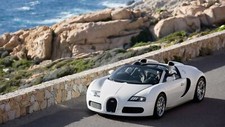 Cars bugatti Desk Mat Stitched