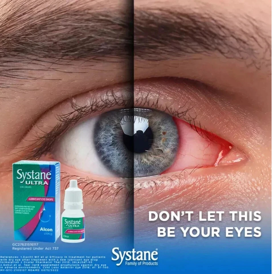 NEW ALCON SYSTANE Ultra Lubricant Eye Drops High Performance 5ML ( X 4 ) - Image 4 of 4