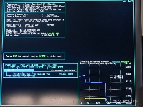 SLOT 1 AT A-Trend ATC-6230 *Coppermine* Motherboard, CPU & 256 MB RAM + Bonus - Picture 13 of 13