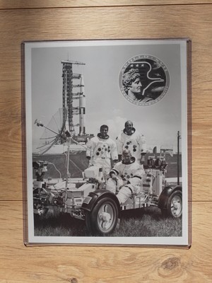 Vintage Apollo 17 Crew Photo - Final Saturn V Launch