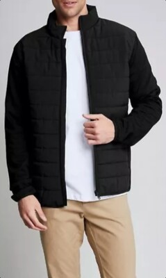 Mens Threadbare black hornet bomber Jacket large BNWT