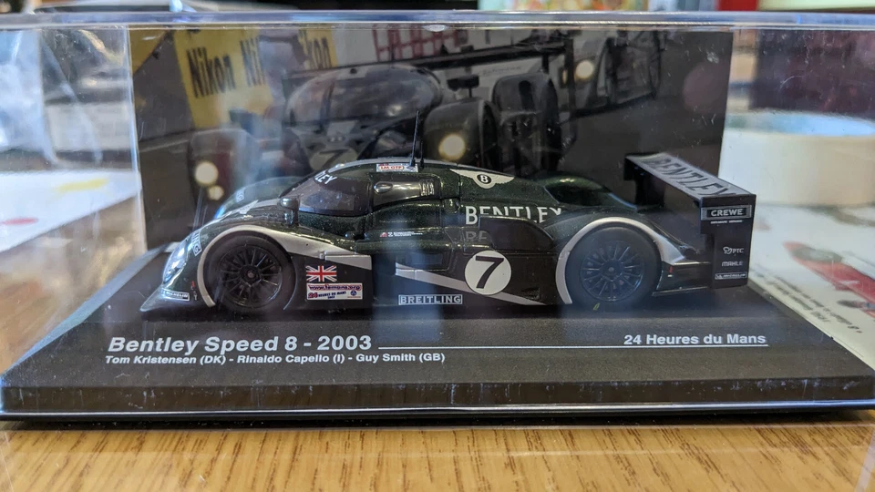 Bentley Speed 8 #7 Winner Le Mans 24h 2003 Kristensen - Capello Altaya LM 1/43 - Immagine 2 di 2