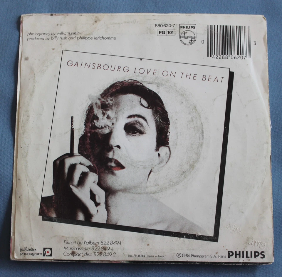 Serge Gainsbourg , no comment / kiss me hardy , 45 tours - Photo 2/2