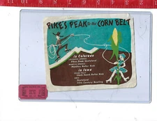 vintage lot roller rink decal Pike's Peak Skateland Colorado Springs Co.& ticket