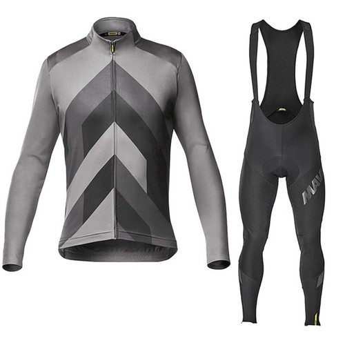 Men Team Cycling Jersey Bib Pants Set Autumn Bike Sports Uniform Racing Clothing - Picture 14 of 55