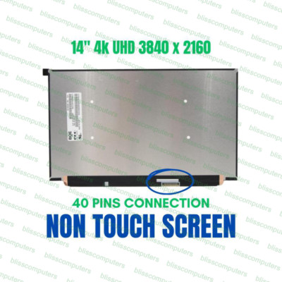Lenovo Carbon X1 14'' 7TH Gen 4K UHD Non Touch LCD Screen 40 PIN 01YN122