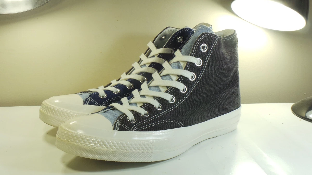 DS 2019 Converse Chuck 70 Hi Tri Panel Denim 166286C 7.5 eBay