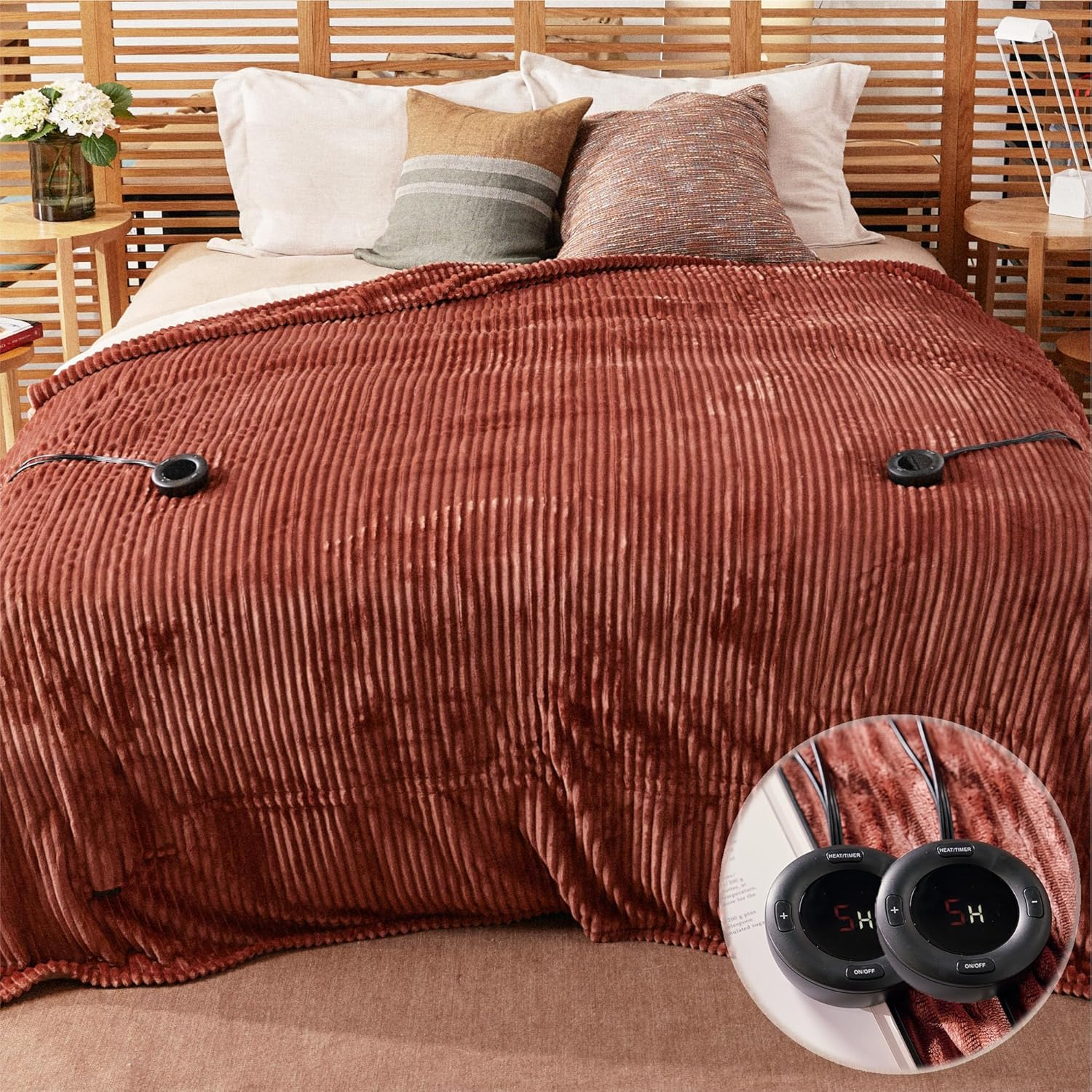 Heated Blanket King Size 100