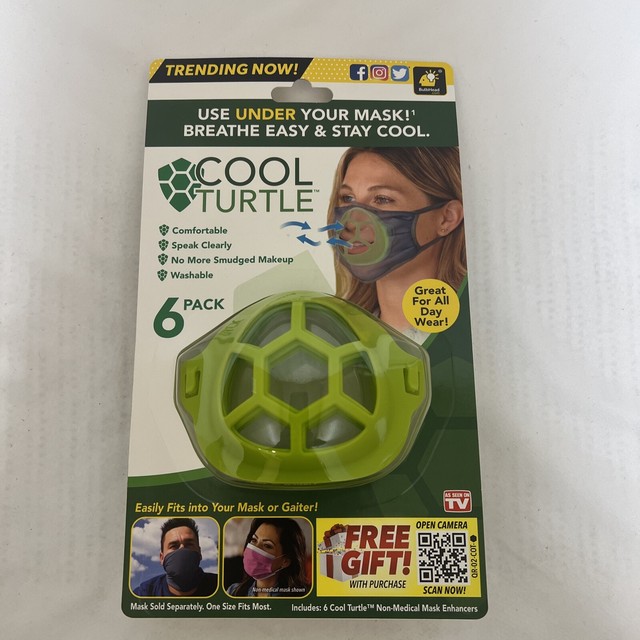 Bulbhead Cool Turtle Cool Turtle Mask Enhancer - Pack of 6 for sale ...