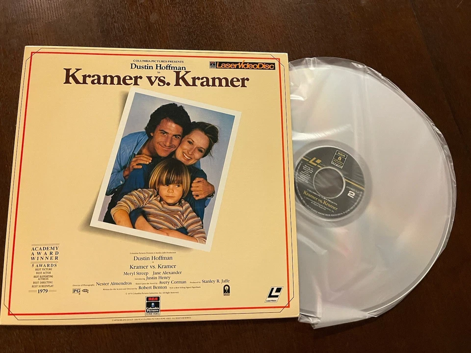 Laserdisc: Kramer Vs. Kramer - (1981) Dustin Hoffman, Meryl Streep Foto 3 de 3