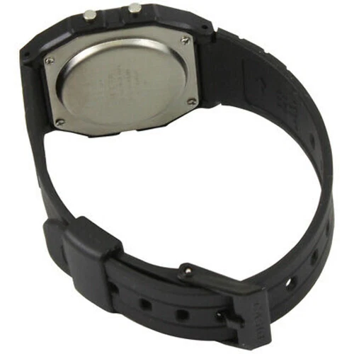 Casio F-91W-3 Black & Green Classic Digital Unisex Watch with Alarm & Stopwatch - Picture 2 of 3