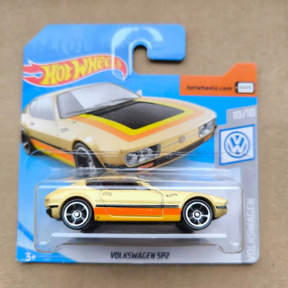 Hot Wheels SHORT CARD 2019 HW VOLKSWAGEN SP2 YELLOW 10/10 | eBay