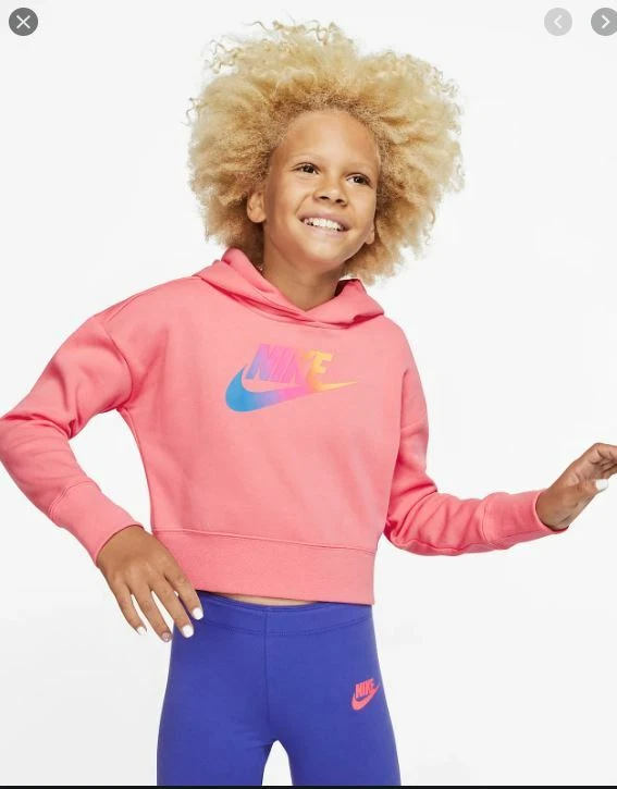 Nike girls online crop hoodie