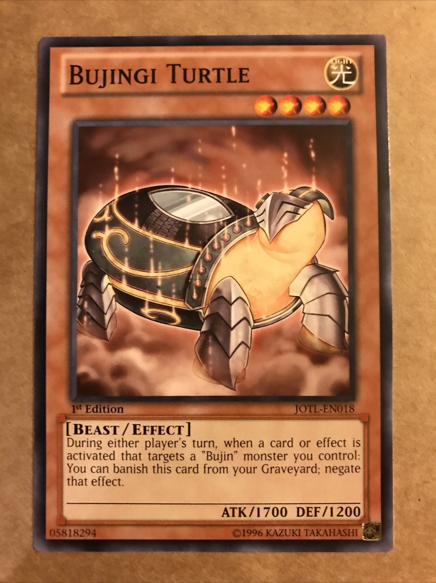 Yugioh Bujingi Turtle JOTL-EN018 1st Edition Common COMBINE