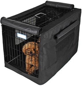 2 door dog crate cover