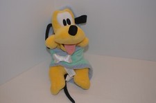 Disney Babies Pluto Baby Plush with Blanket Disney Parks 11 inches Pre-owned