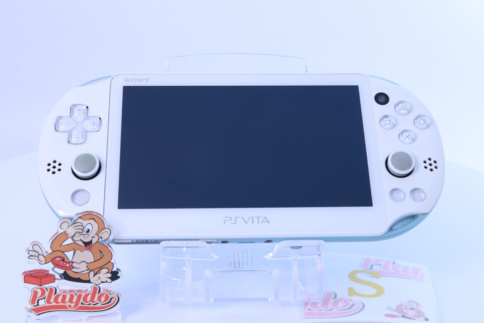 SONY PS Vita PCH-2000 Light Blue White Console Only Select 3Rank【1Day Shipping】