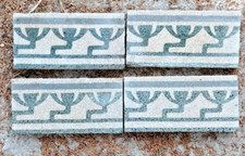 27  mattonelle riggiole in graniglia di cemento